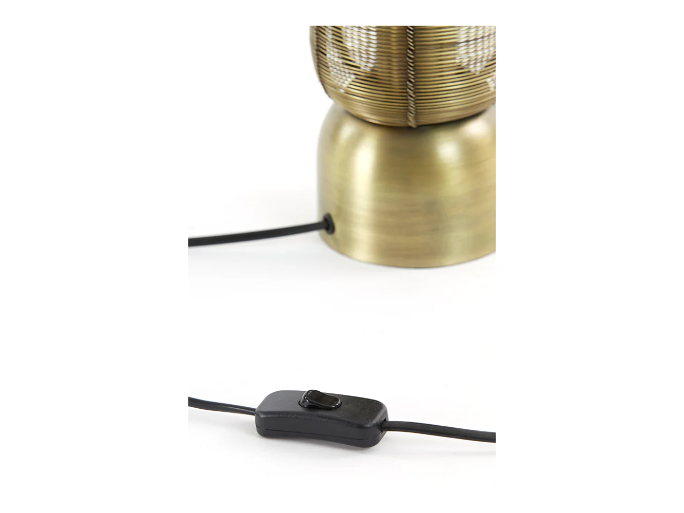 Lampe de table LEZUZA - Ø11x39,5cm - Bronze