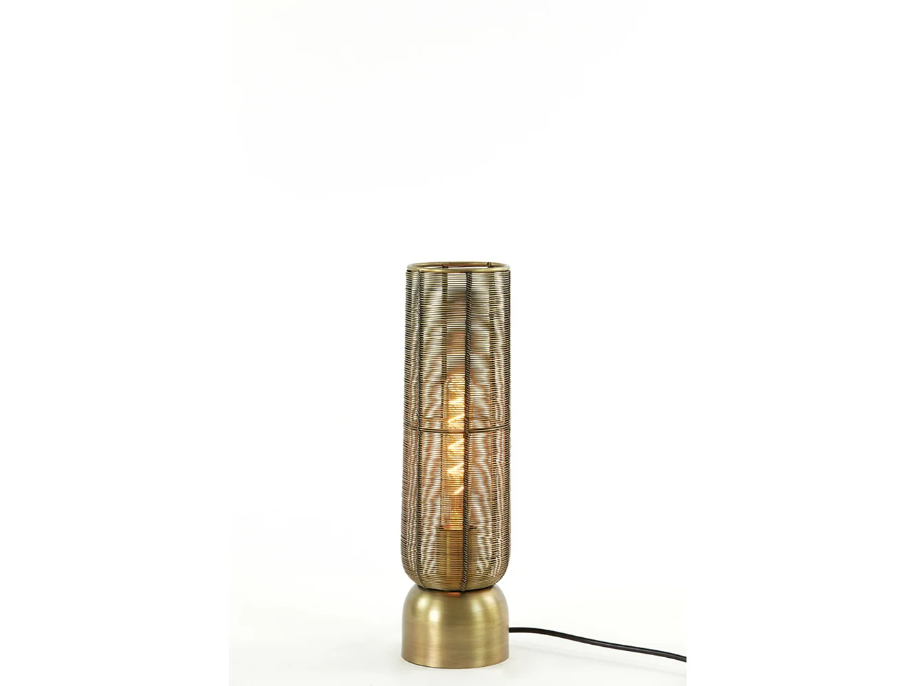 Lampe de table LEZUZA - Ø11x39,5cm - Bronze