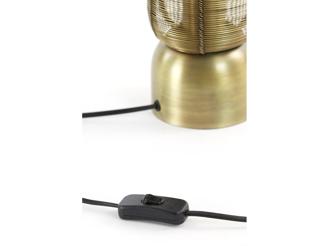 Lampe de table LEZUZA - Ø11x39,5cm - Bronze