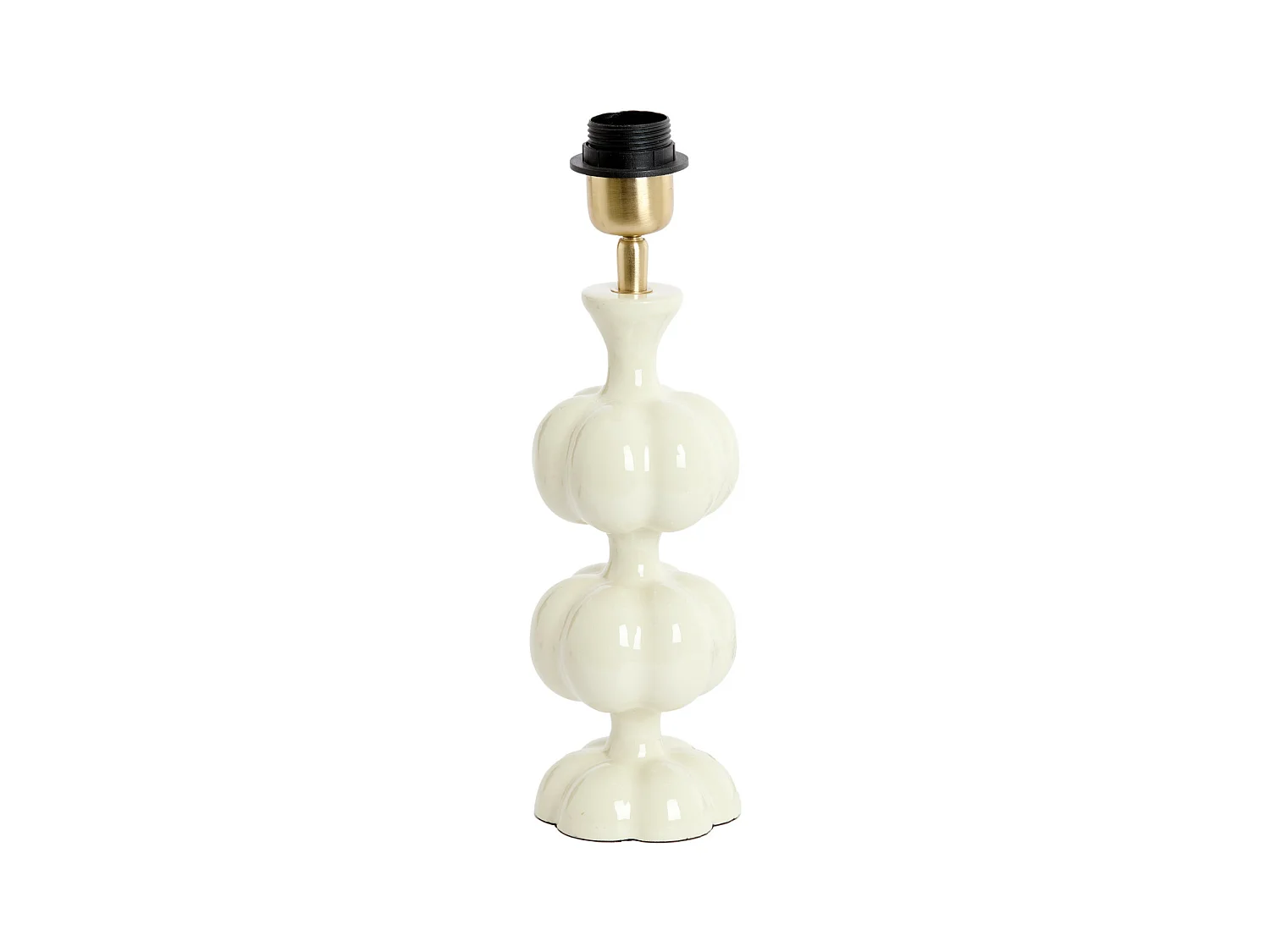 Pied de lampe CALDAS / Ø10x29cm - Blanc