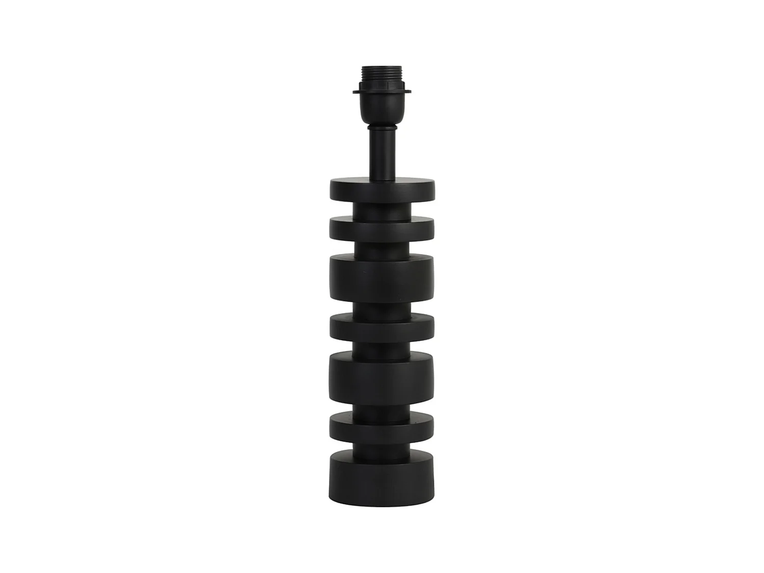 Pied de lampe DESLEY - Ø10,5x36cm - Noir