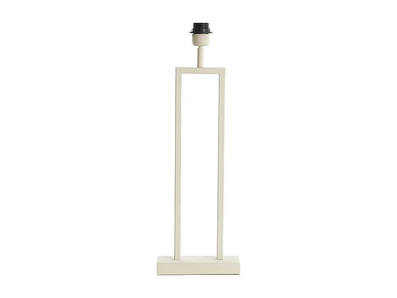 Pied de lampe SHIVA - 20x10x55cm - Blanc