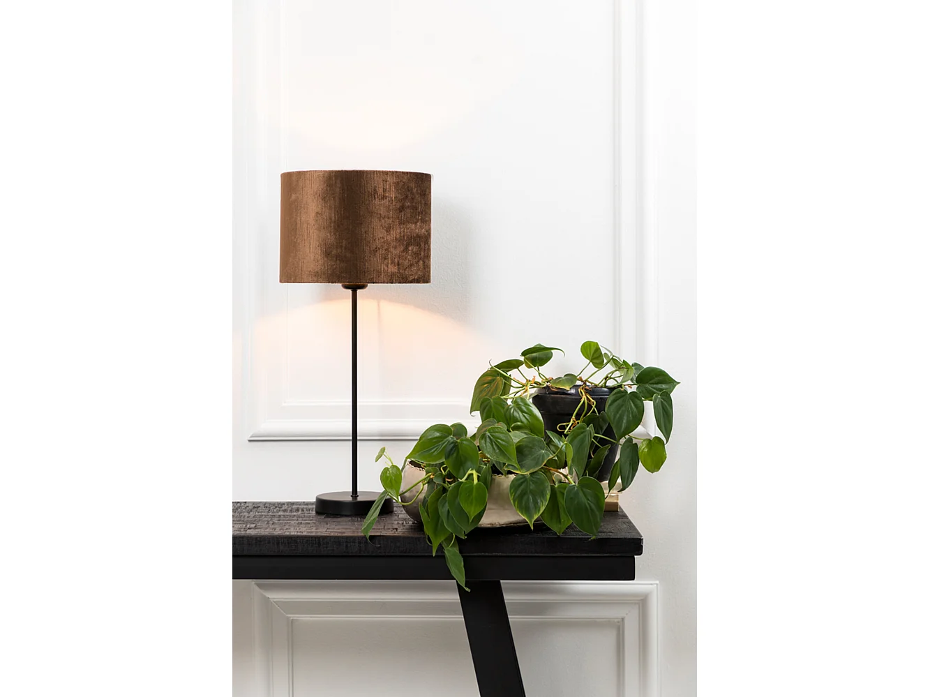 Pied de lampe HOUSTON - Ø13x44,5cm - Noir