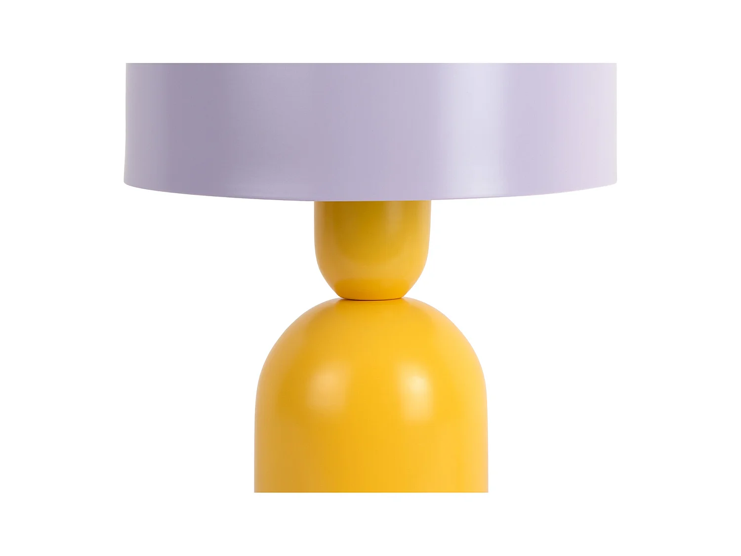 Lampe de table Double Funky - Jaune vif et violet doux