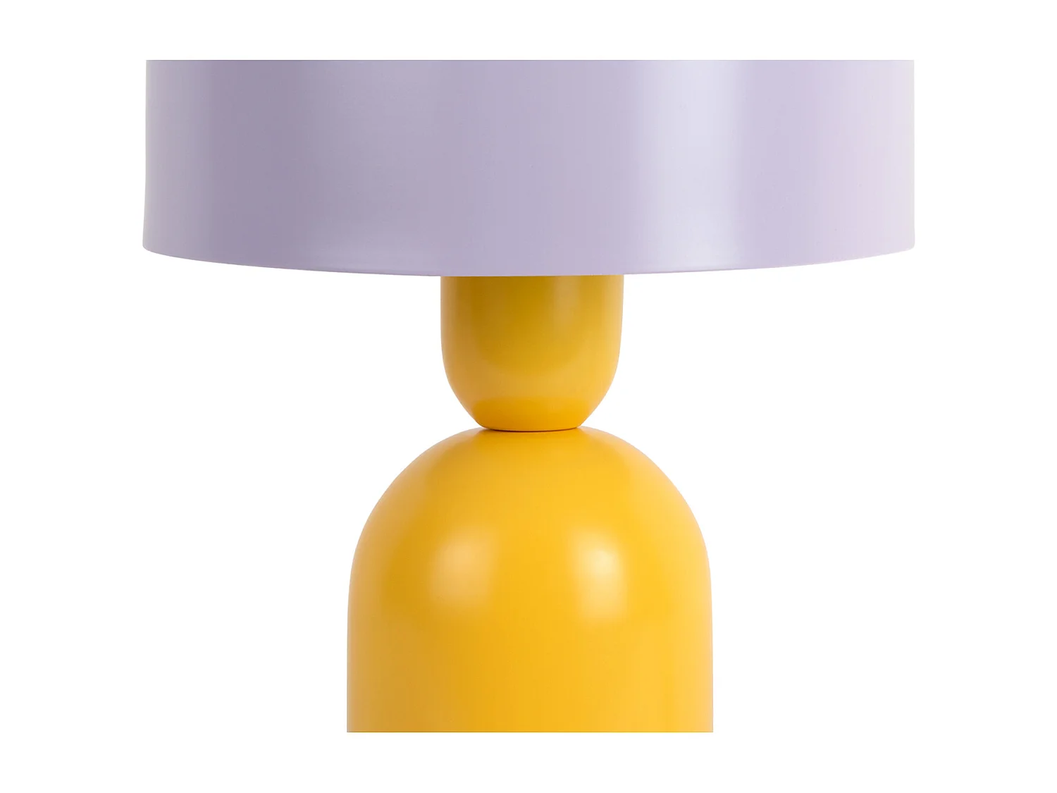 Lampe de table Double Funky - Jaune vif et violet doux