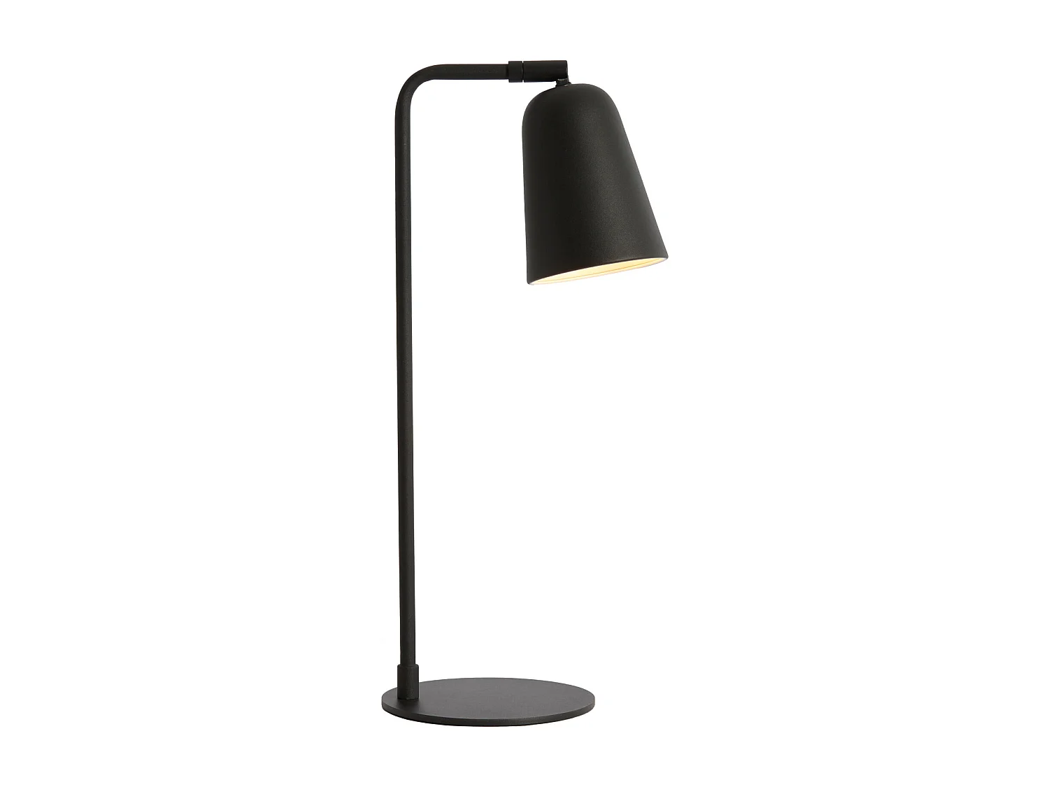 Lampe de table SALOMO - Ø16x48cm - Noir
