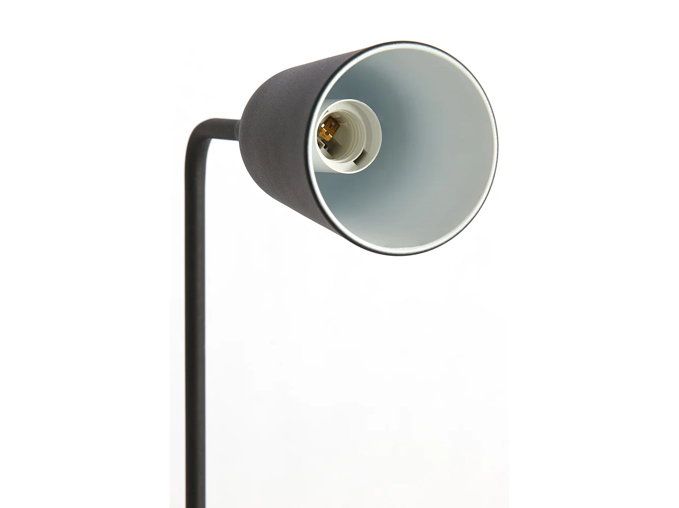 Lampe de table SALOMO - Ø16x48cm - Noir