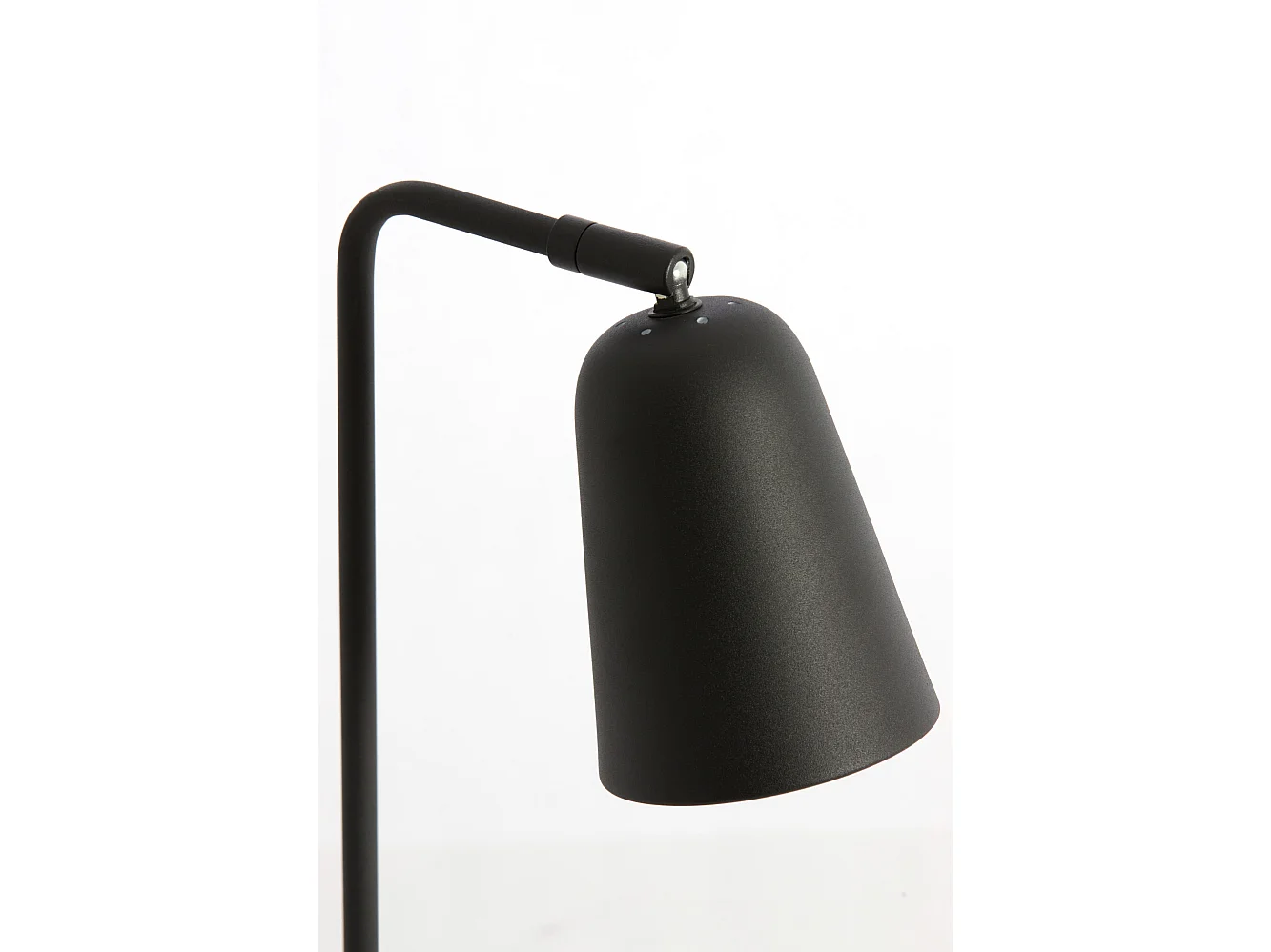 Lampe de table SALOMO - Ø16x48cm - Noir