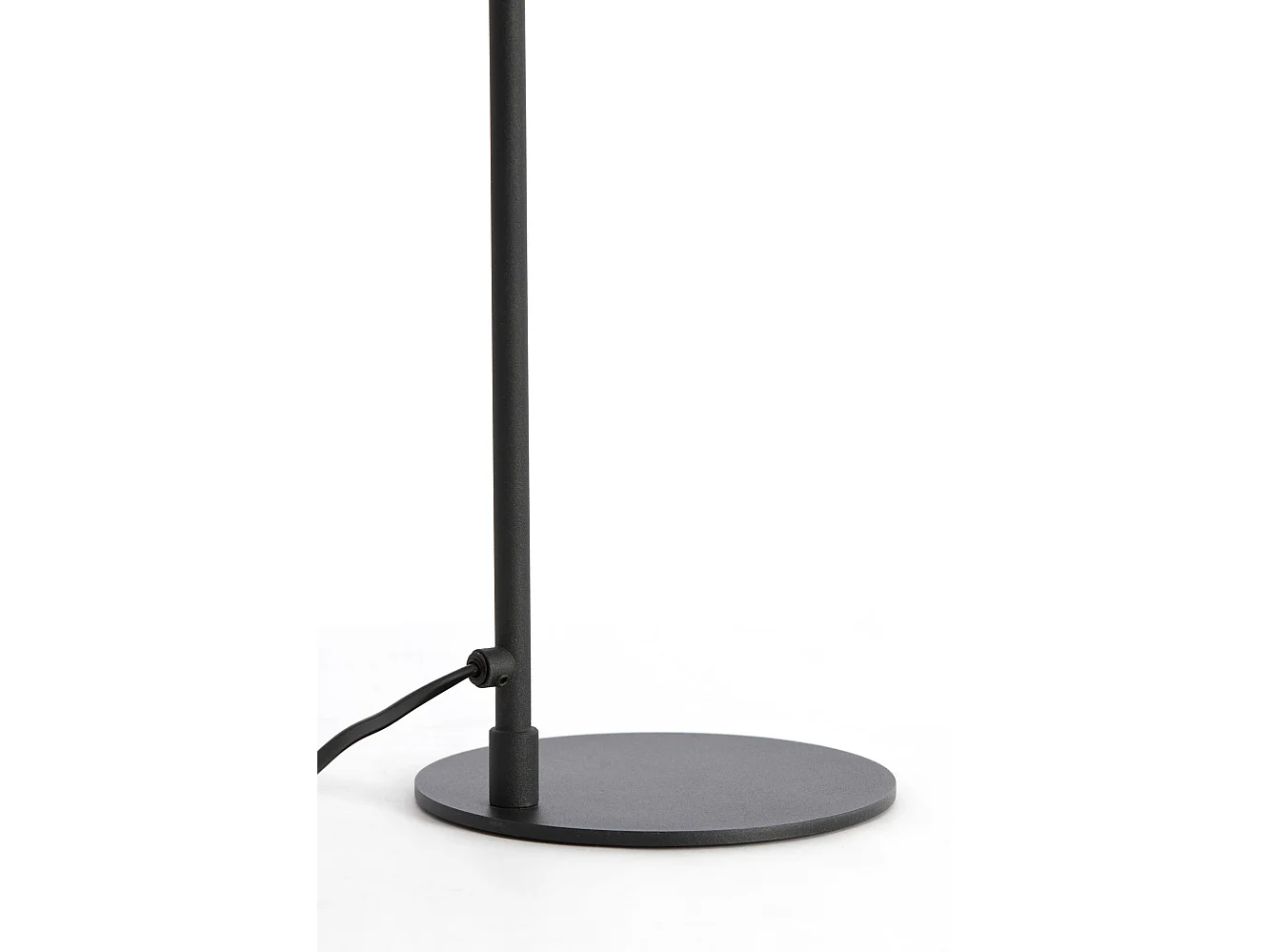 Lampe de table SALOMO - Ø16x48cm - Noir