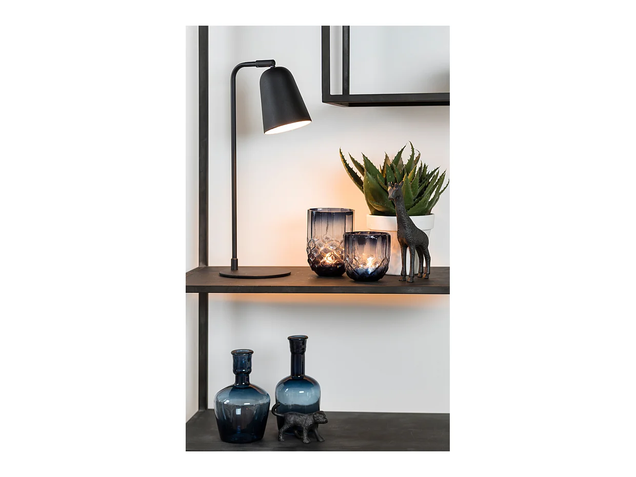 Tischlampe SALOMO - Ø16x48cm - Schwarz