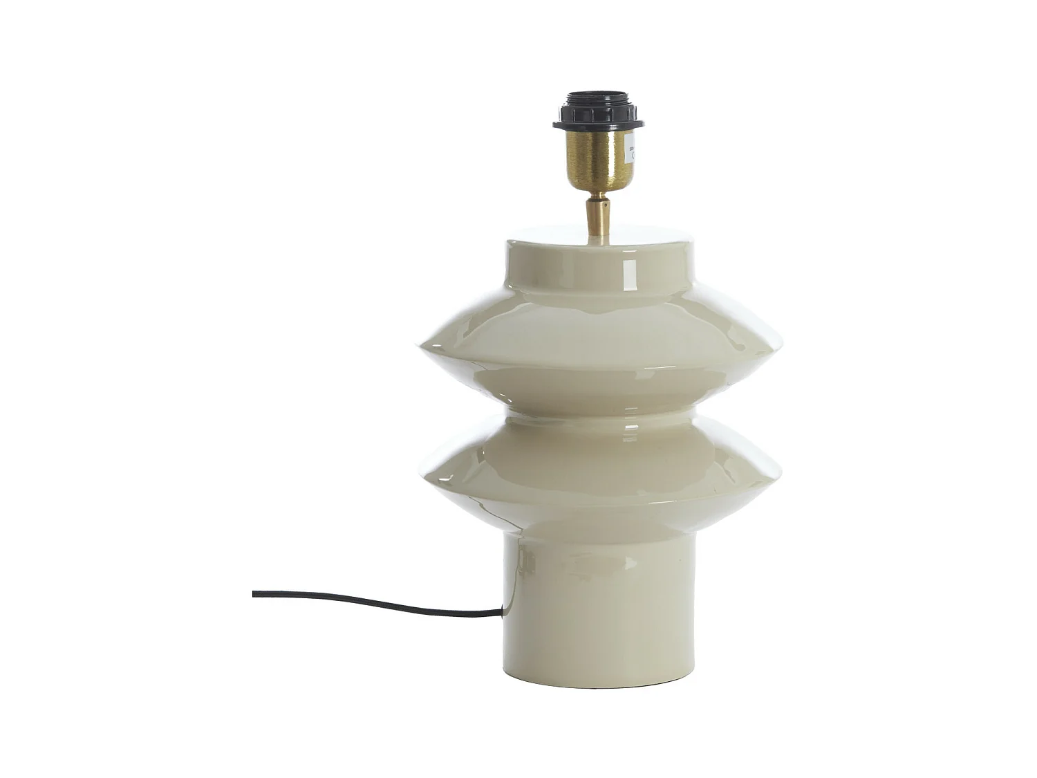 Pied de lampe PETCH - Ø22x26cm - Gris