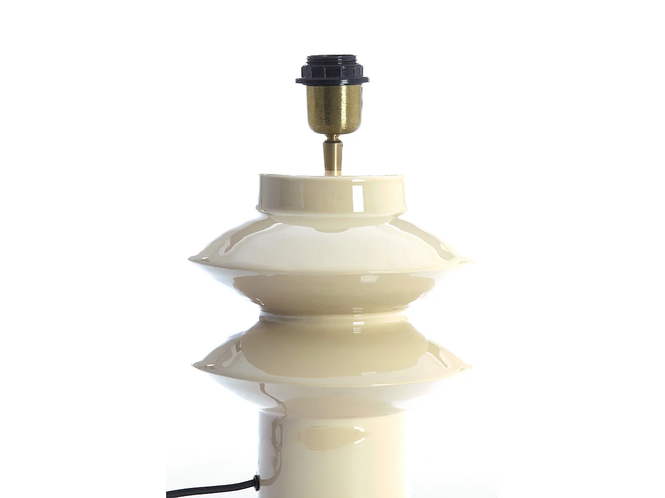 Pied de lampe PETCH - Ø22x26cm - Gris