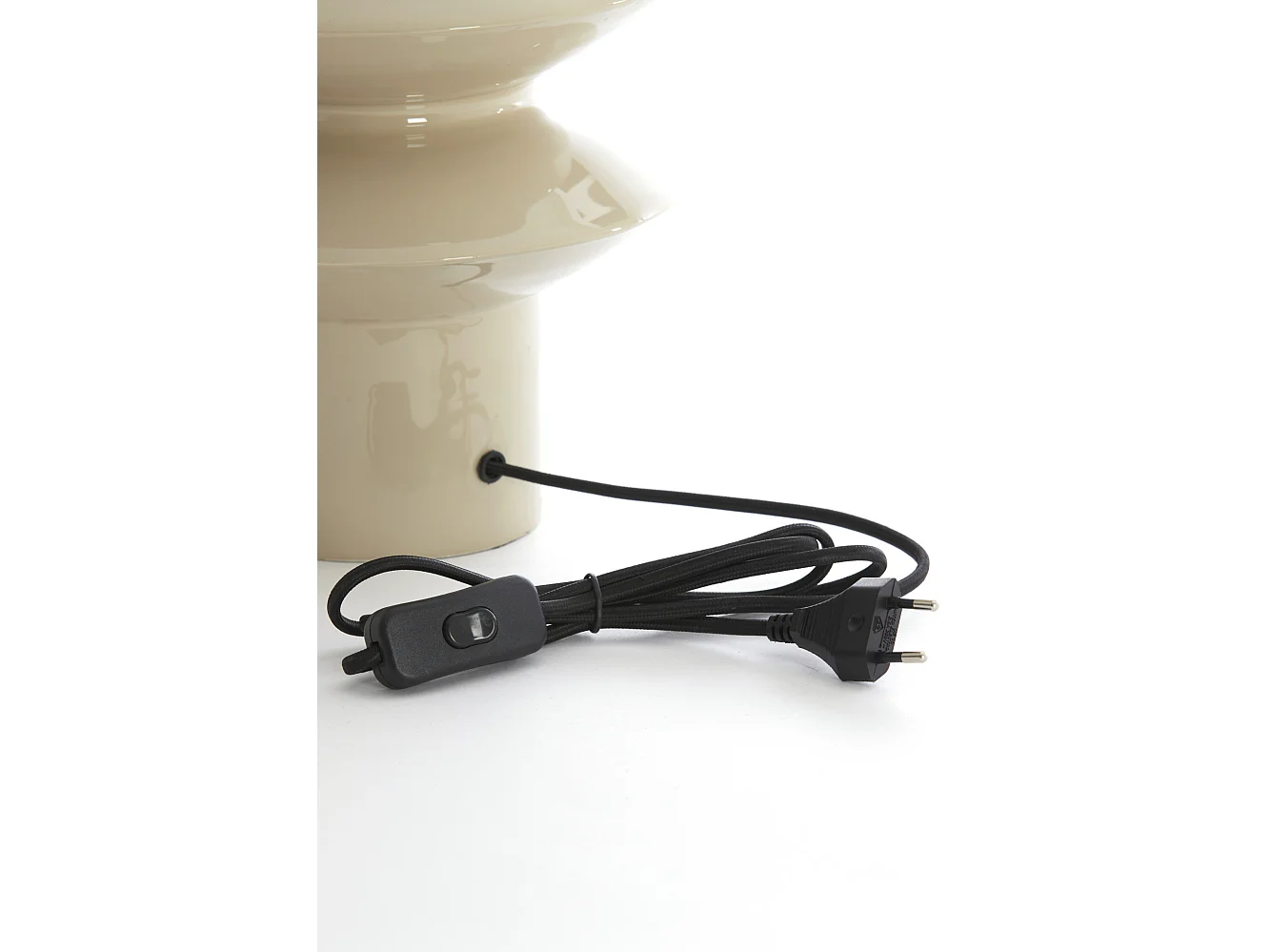 Pied de lampe PETCH - Ø22x26cm - Gris