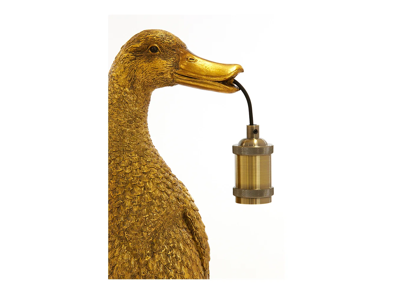 Lampe de table DUCK - 32x31x65cm - Bronze