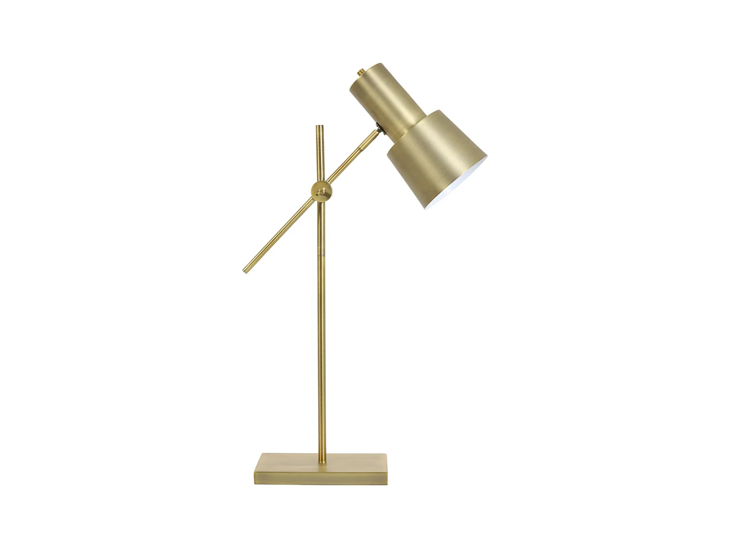 Lampe de bureau PRESTON - 25x15x82cm - Bronze