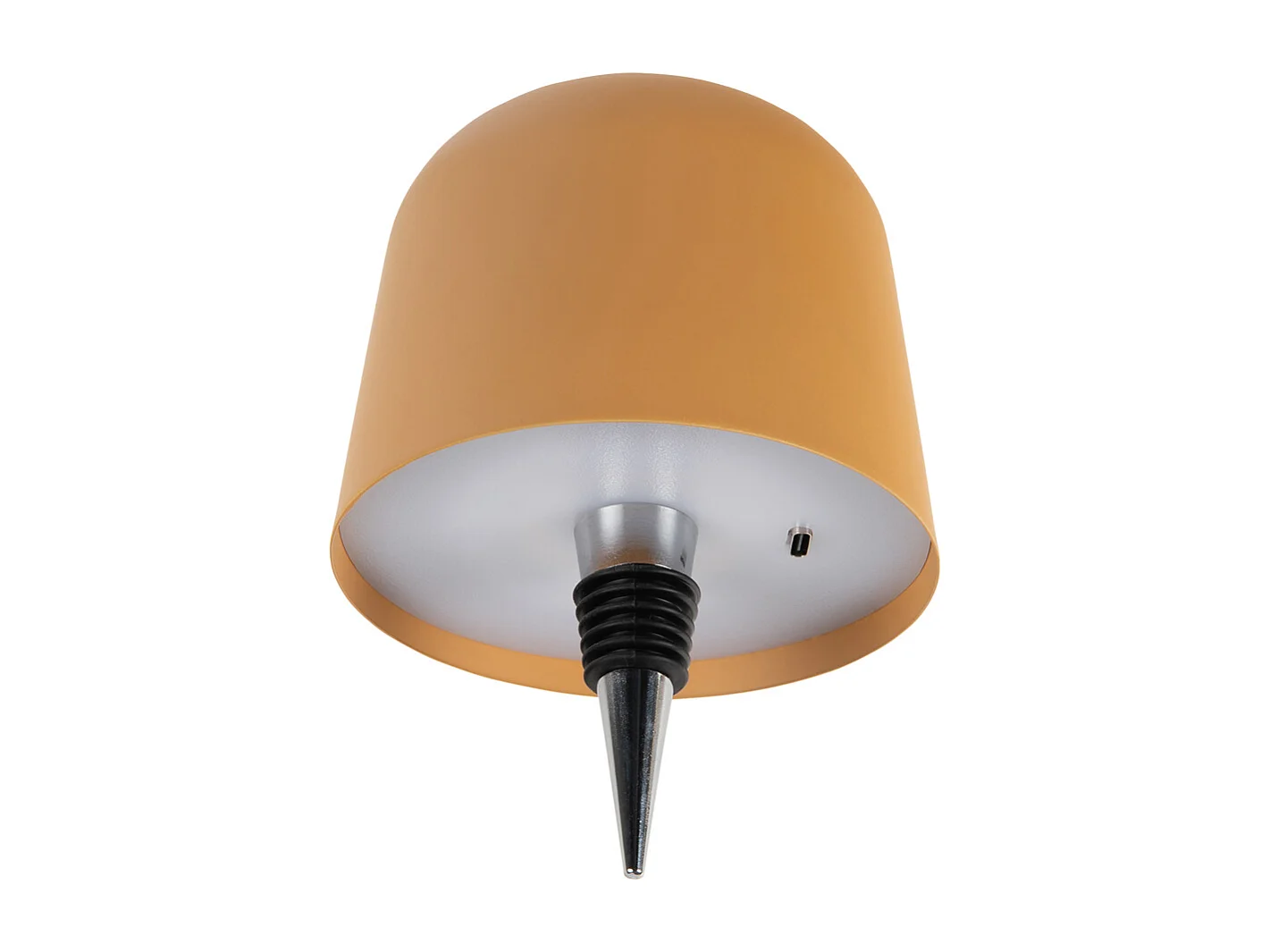 Bottle Lamp Cone Hat LED - Okergeel