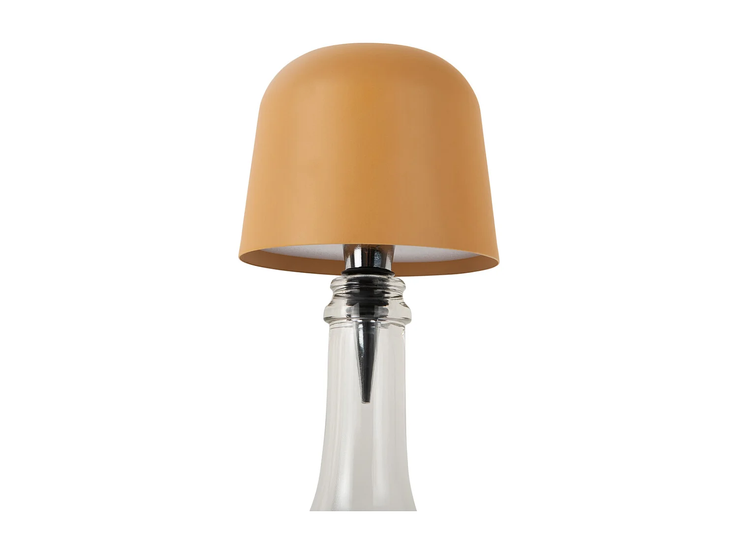 Bottle Lamp Cone Hat LED - Okergeel