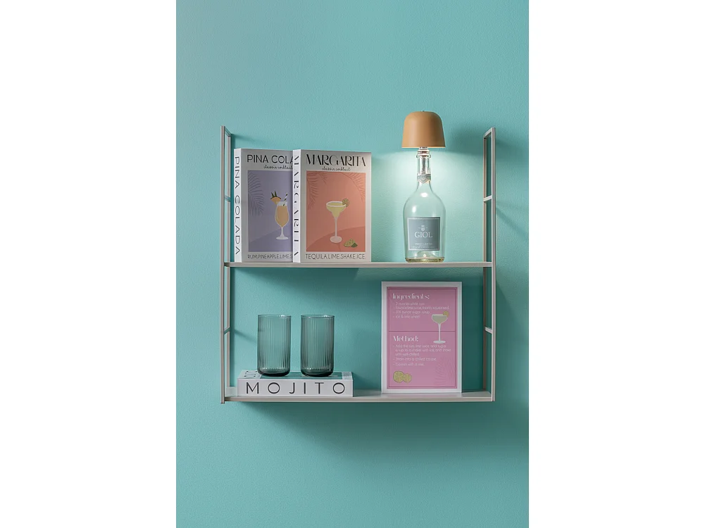 Bottle Lamp Cone Hat LED - Okergeel