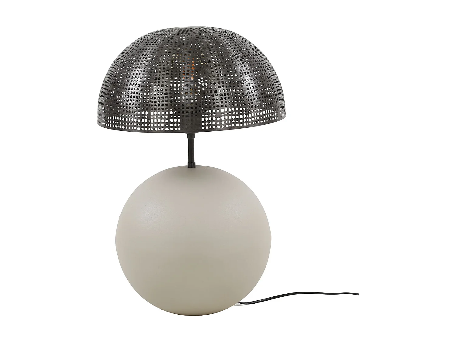 Lampe de table 1L Sphère Naturel L - Gris Naturel