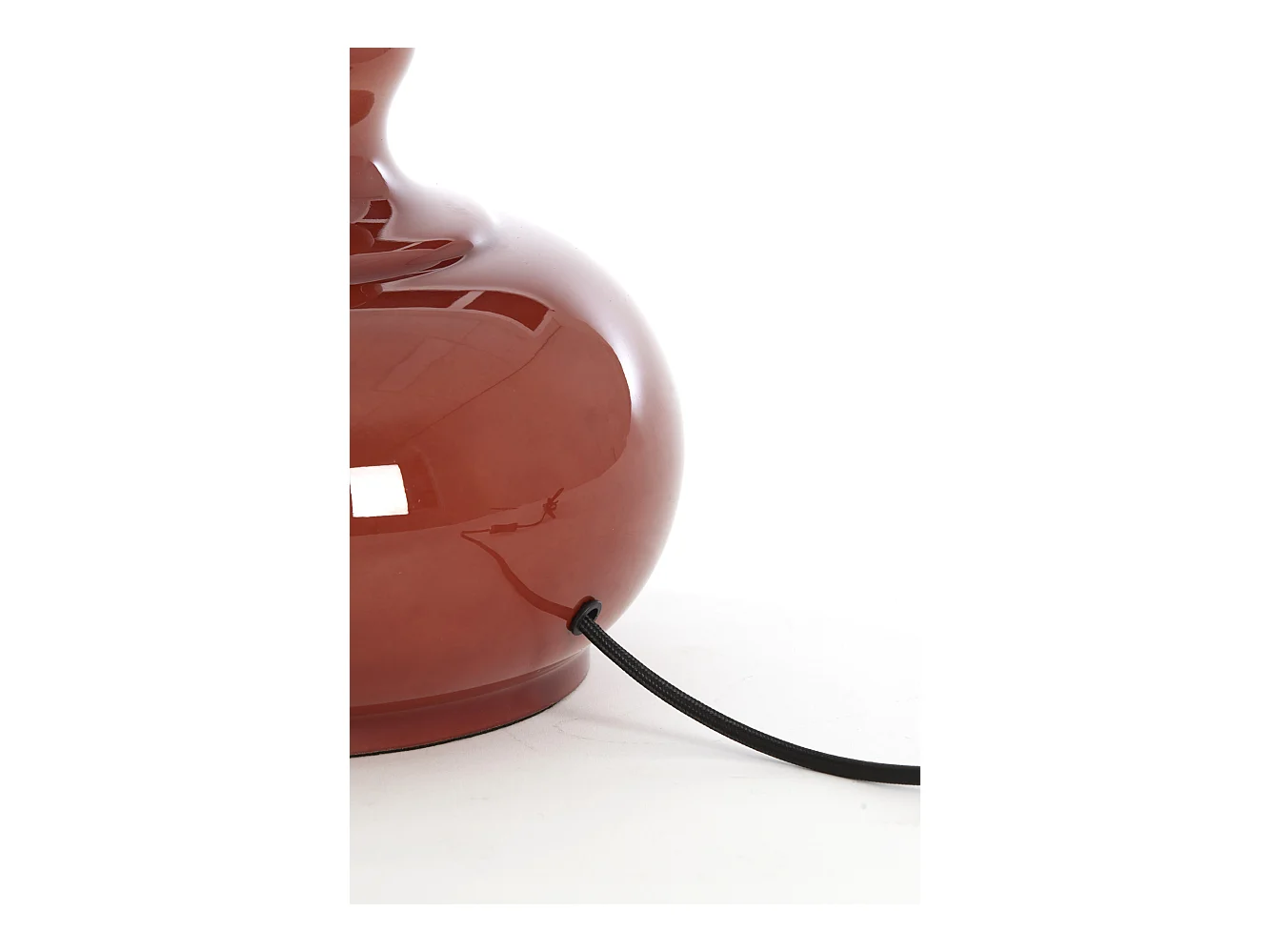 Pied de lampe VERDE - Ø28,5x33cm - Marron