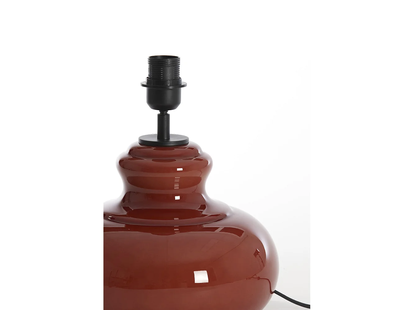 Base de lámpara VERDE - Ø28,5x33cm - Marrón