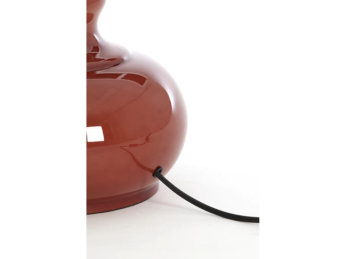 Base de lámpara VERDE - Ø28,5x33cm - Marrón