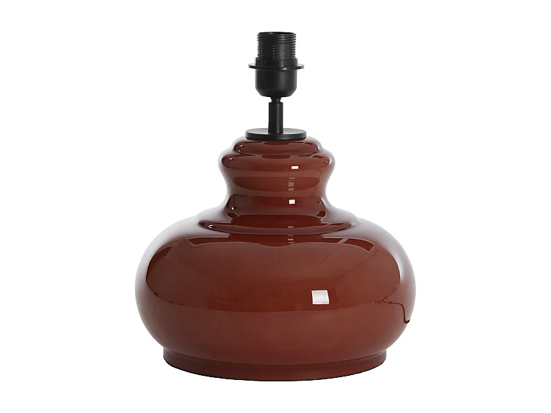 Pied de lampe VERDE - Ø28,5x33cm - Marron