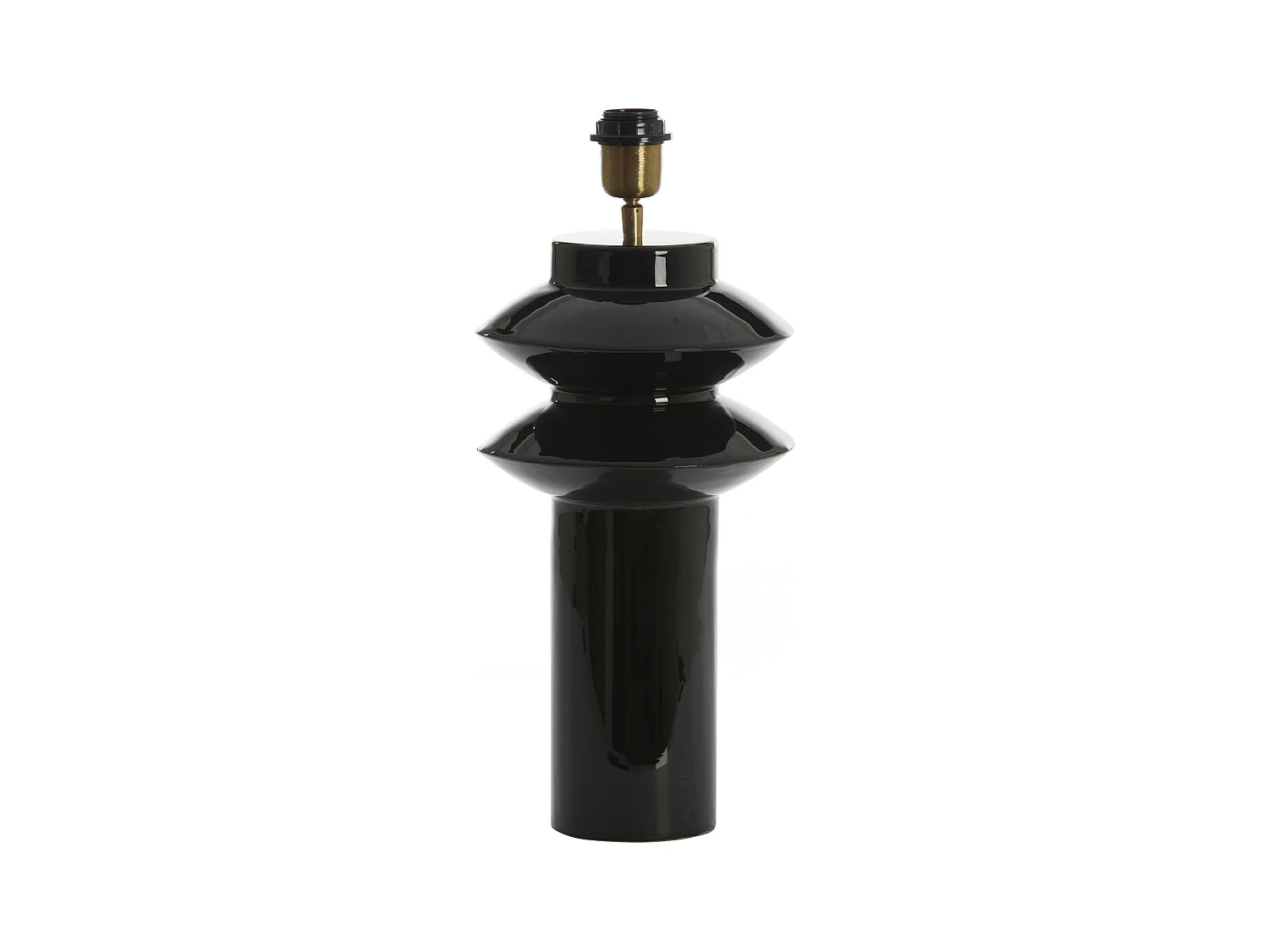 Pied de lampe PETCH - Ø22x40cm - Noir