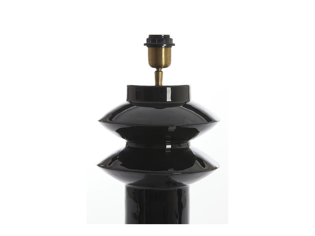 Pied de lampe PETCH - Ø22x40cm - Noir