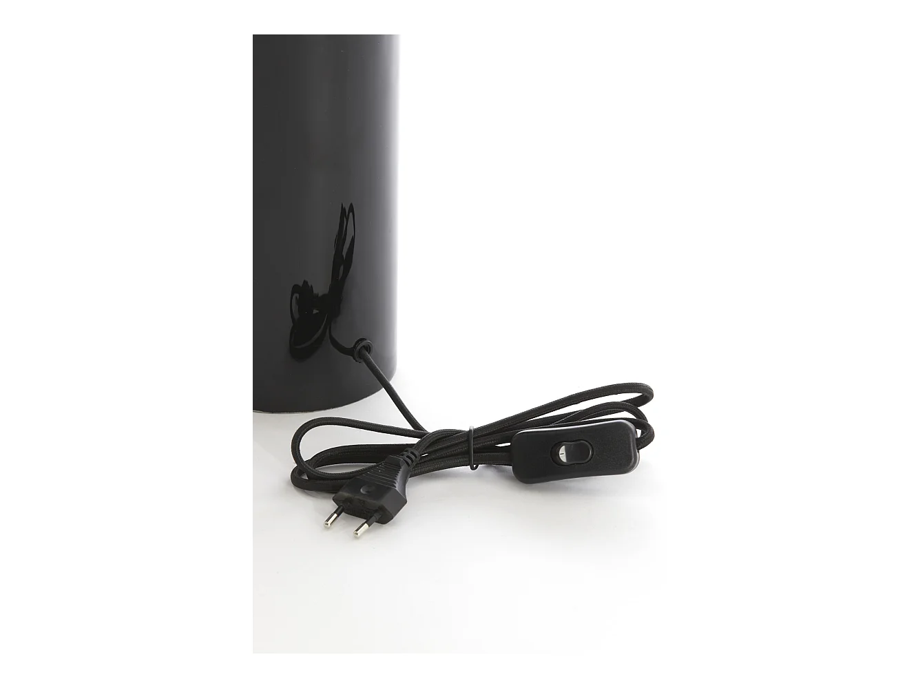 Pied de lampe PETCH - Ø22x40cm - Noir