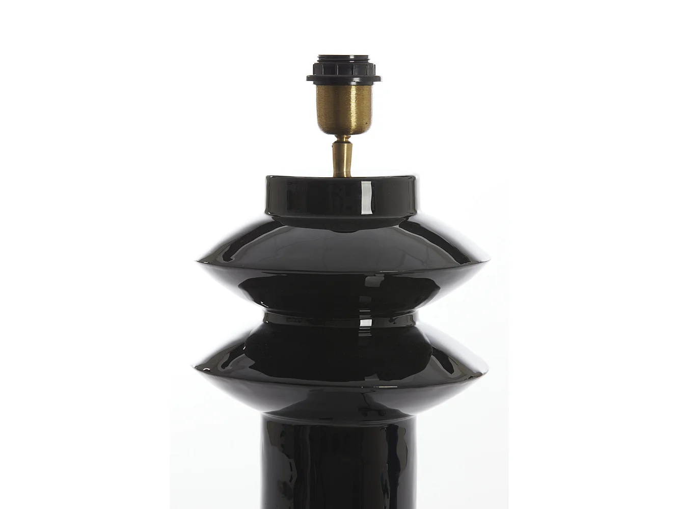 Pied de lampe PETCH - Ø22x40cm - Noir