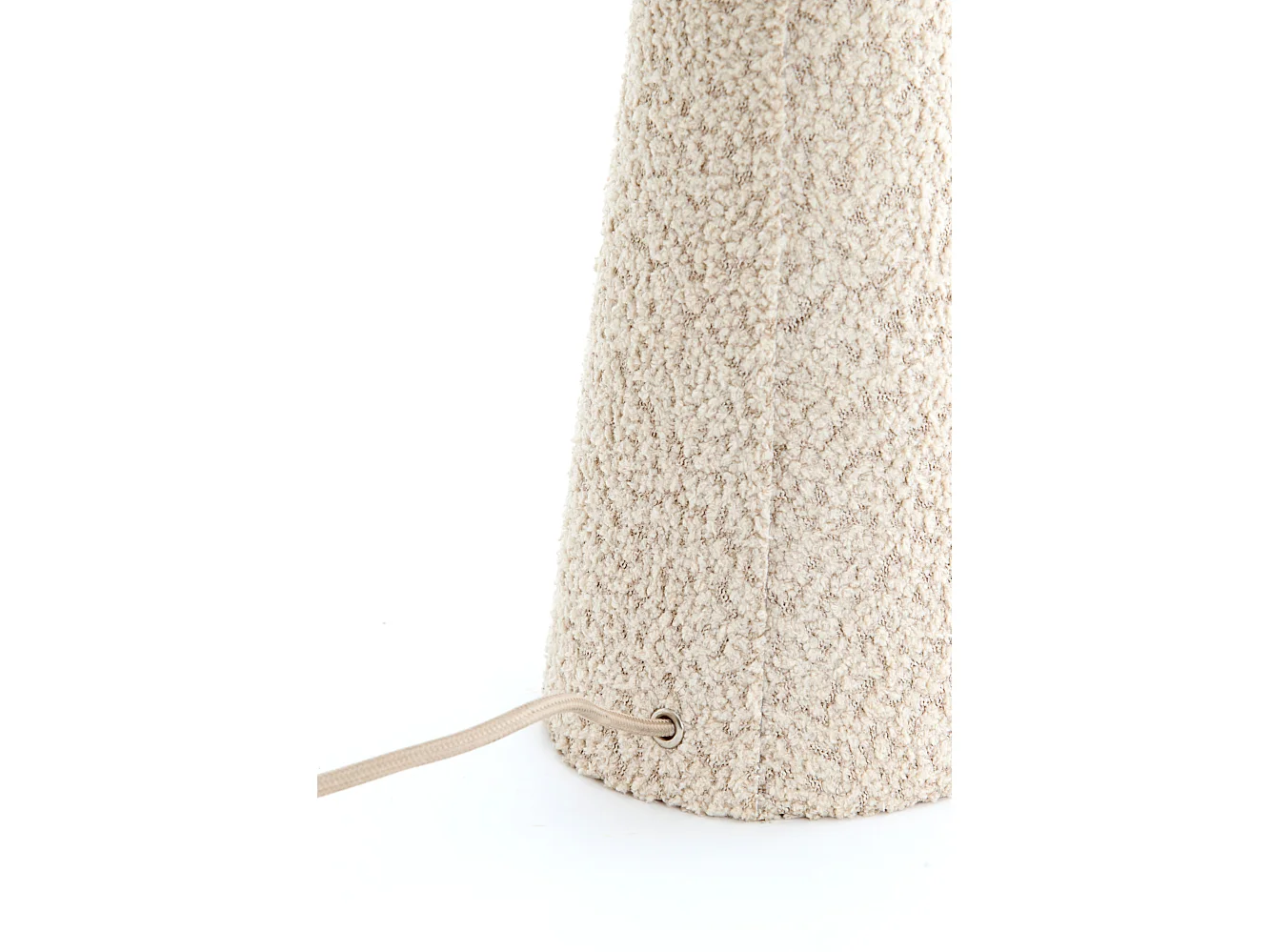 Lampe de table MICKY - Ø20x58cm - Marron