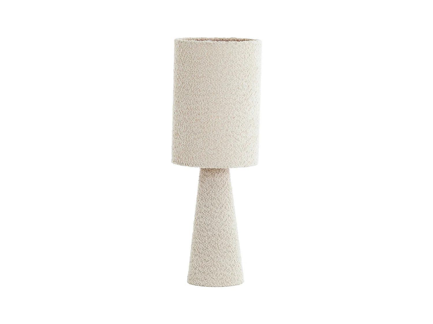 Lampe de table MICKY - Ø20x58cm - Marron