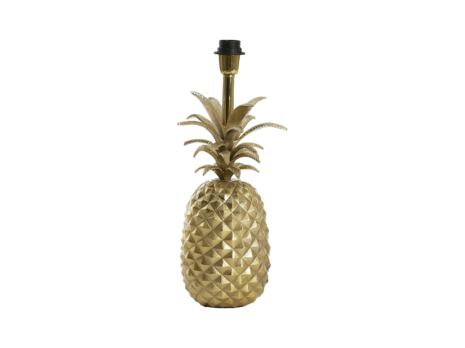 Pied de lampe ANANAS - 20x19x42cm - Doré