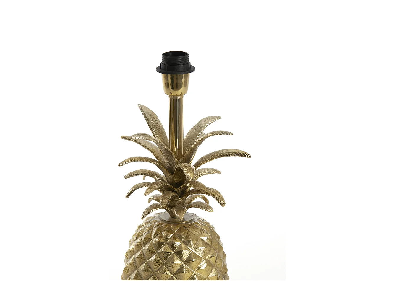Pied de lampe ANANAS - 20x19x42cm - Doré