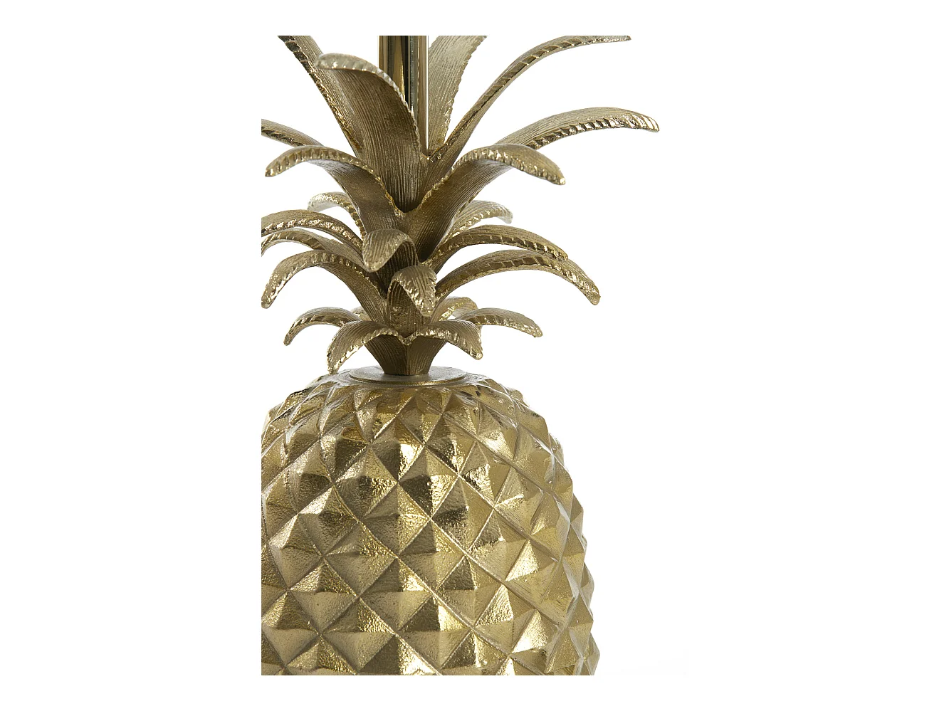 Pied de lampe ANANAS - 20x19x42cm - Doré
