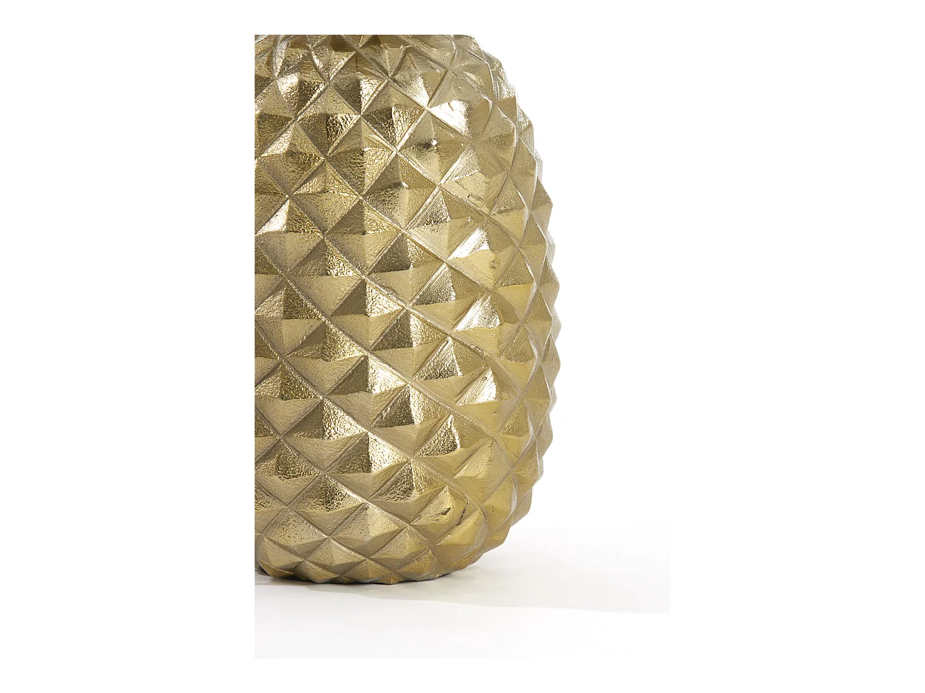 Pied de lampe ANANAS - 20x19x42cm - Doré