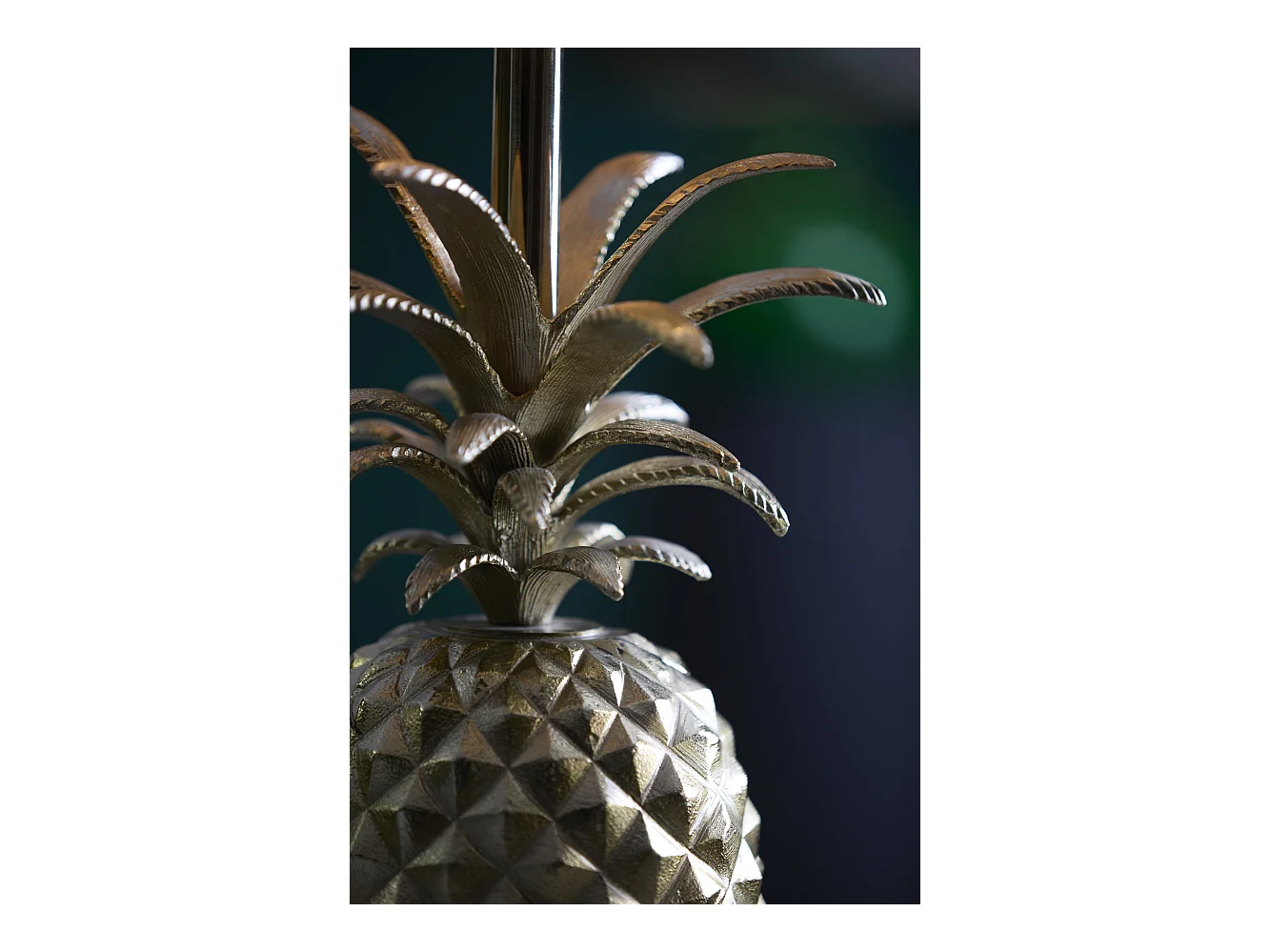 Pied de lampe ANANAS - 20x19x42cm - Doré