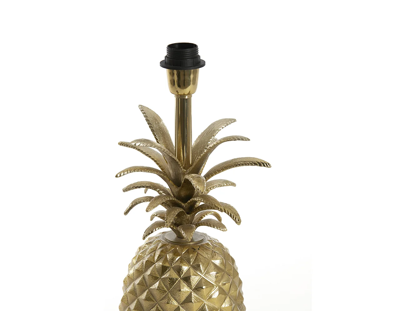 Pied de lampe ANANAS - 20x19x42cm - Doré