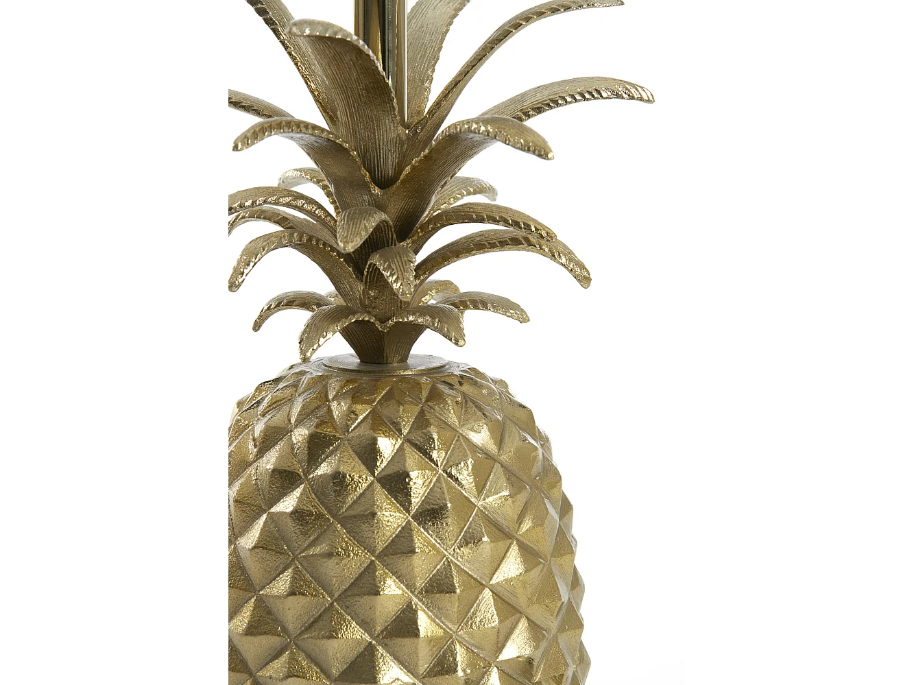 Pied de lampe ANANAS - 20x19x42cm - Doré