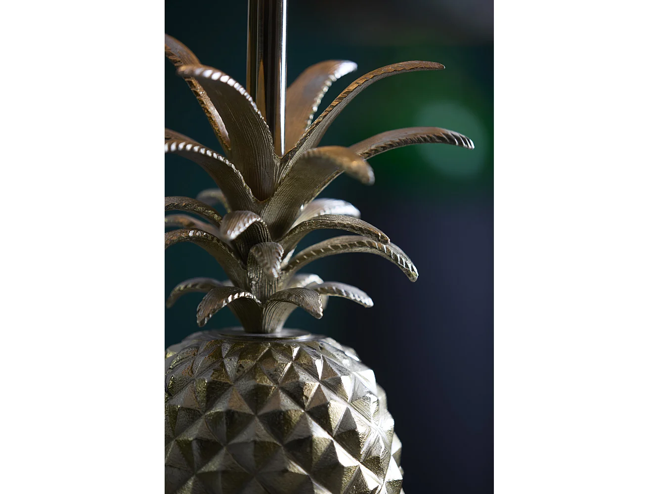 Pied de lampe ANANAS - 20x19x42cm - Doré