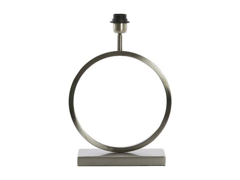 Pied de lampe LIVA - 30x13x37cm - Argent
