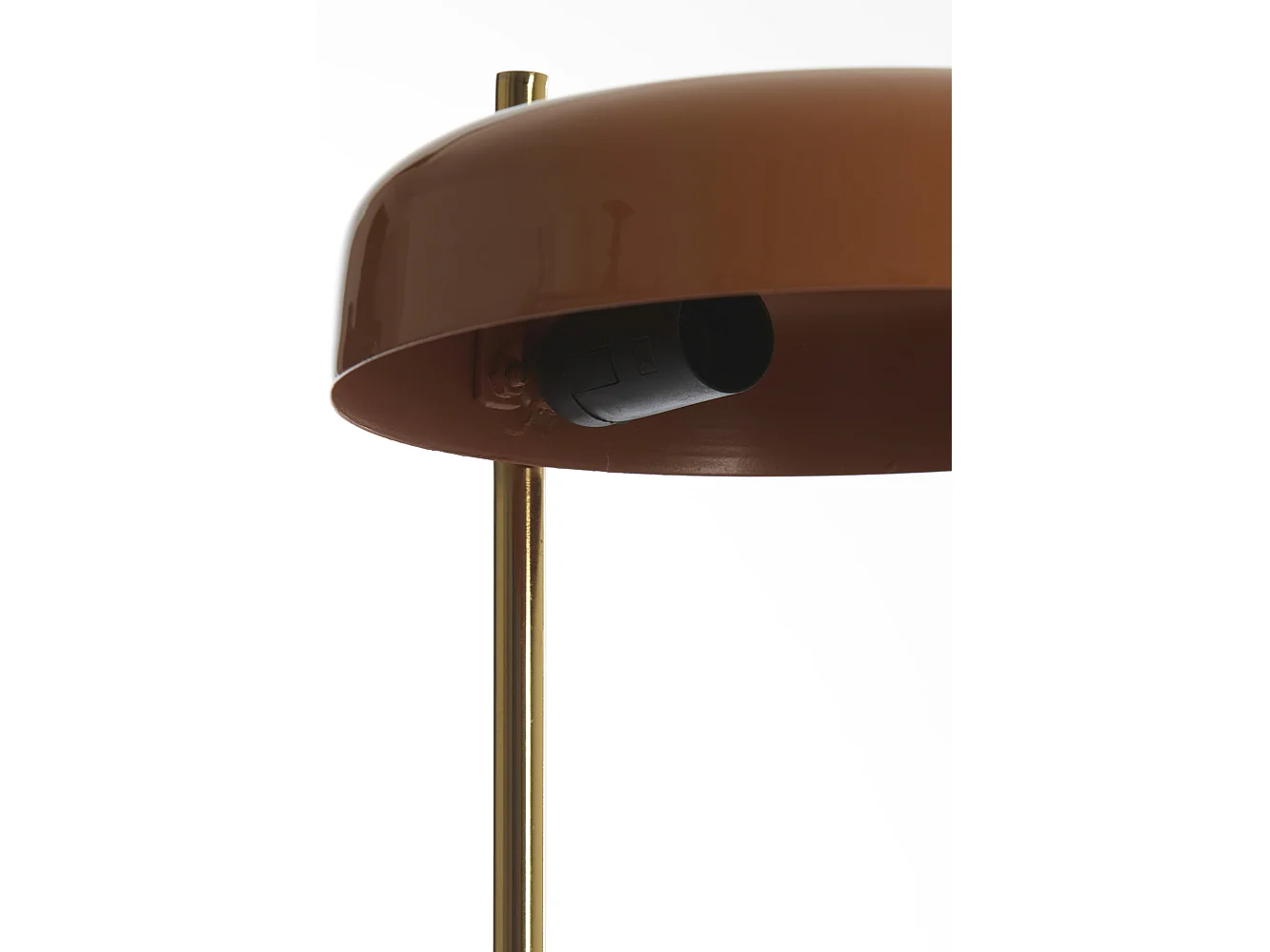 Lampe de table MALEKA - Ø22x47cm - Orange