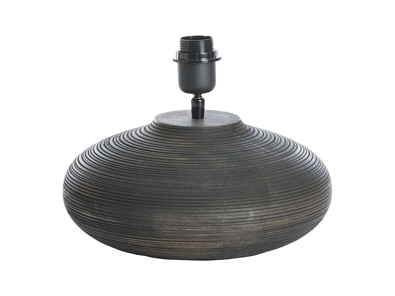 Pied de lampe KHOMAI - Ø30x23cm - Marron