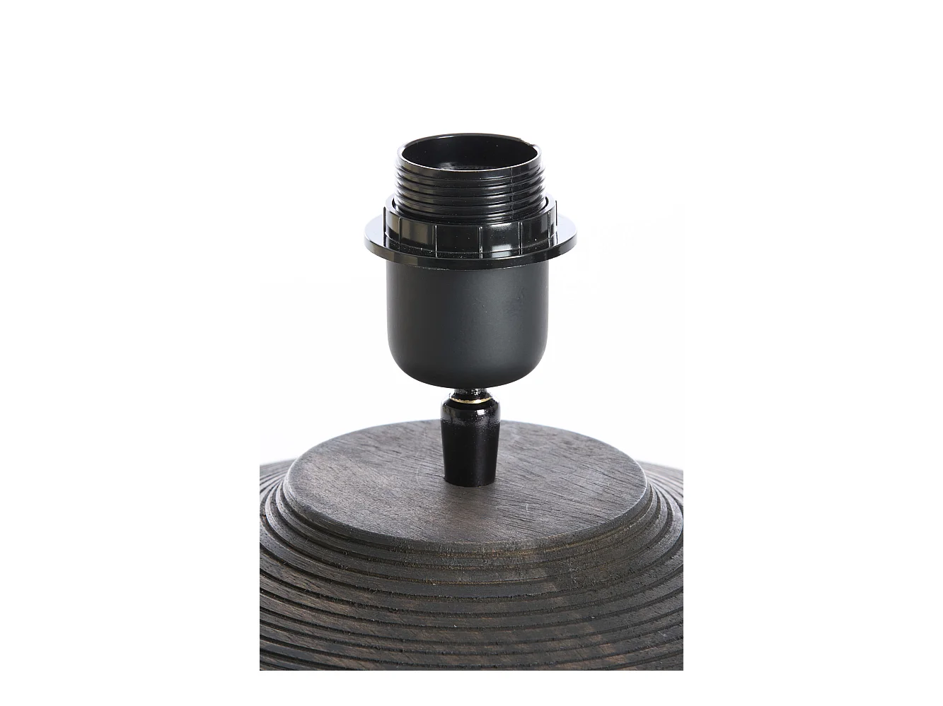 Pied de lampe KHOMAI - Ø30x23cm - Marron