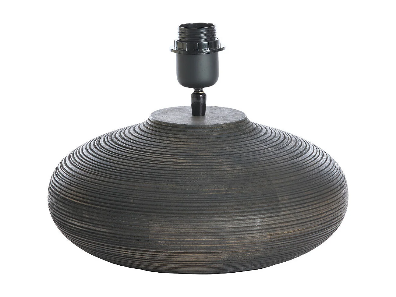 Pied de lampe KHOMAI - Ø30x23cm - Marron