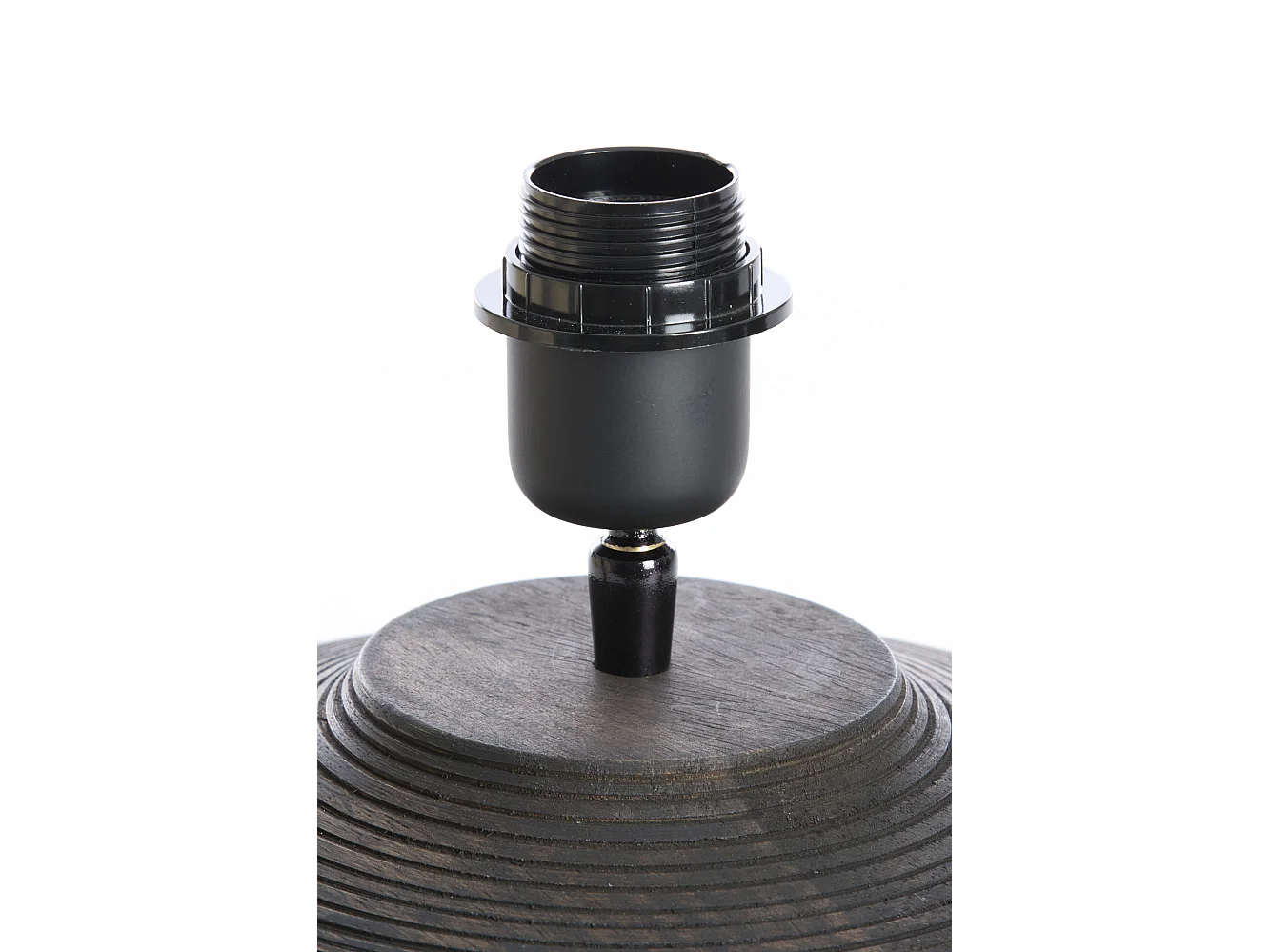 Pied de lampe KHOMAI - Ø30x23cm - Marron