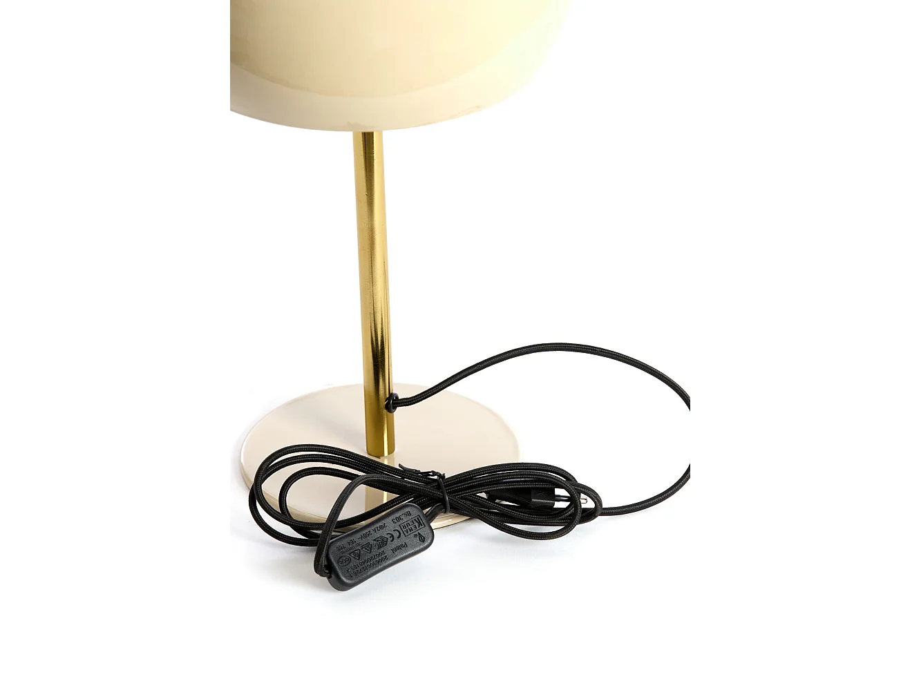 Tafellamp SURIN - Ø22x34cm - Grijs