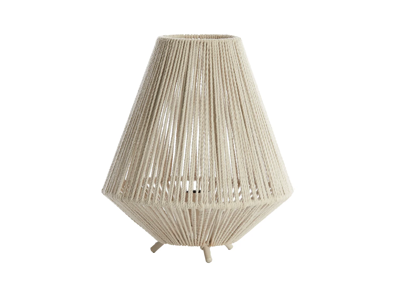 Tischlampe FELIDA - Ø28x32cm - Weiß