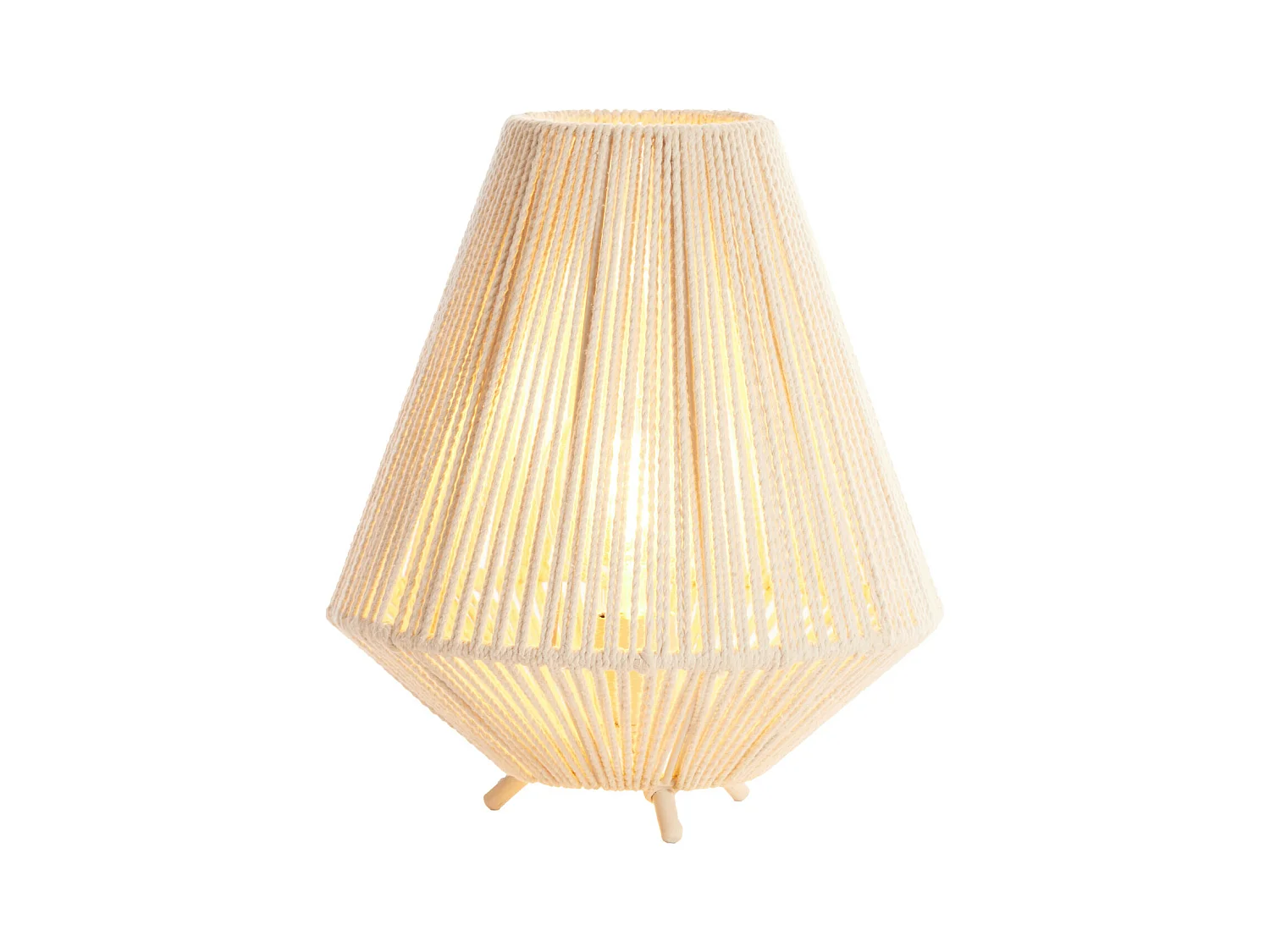 Lampe de table FELIDA - Ø28x32cm - Blanc